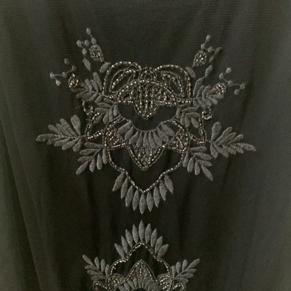 π» HOST PICK π» πΈοΈ Abercrombie & Fitch Black Beaded Cocktail Dress πΈοΈ - Picture 8 of 8